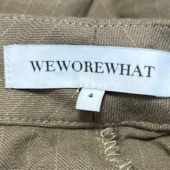 WeWoreWhat Brown Pinstriped Tailored Formal Vest Top Career Trouser Pants Set 4 - Picture 7 of 10